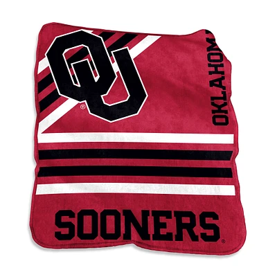 Oklahoma Sooners 50'' x 60'' Couverture raschel en peluche Team