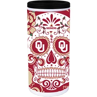Oklahoma Sooners Dia Stainless Steel 12oz. Slim Can Cooler