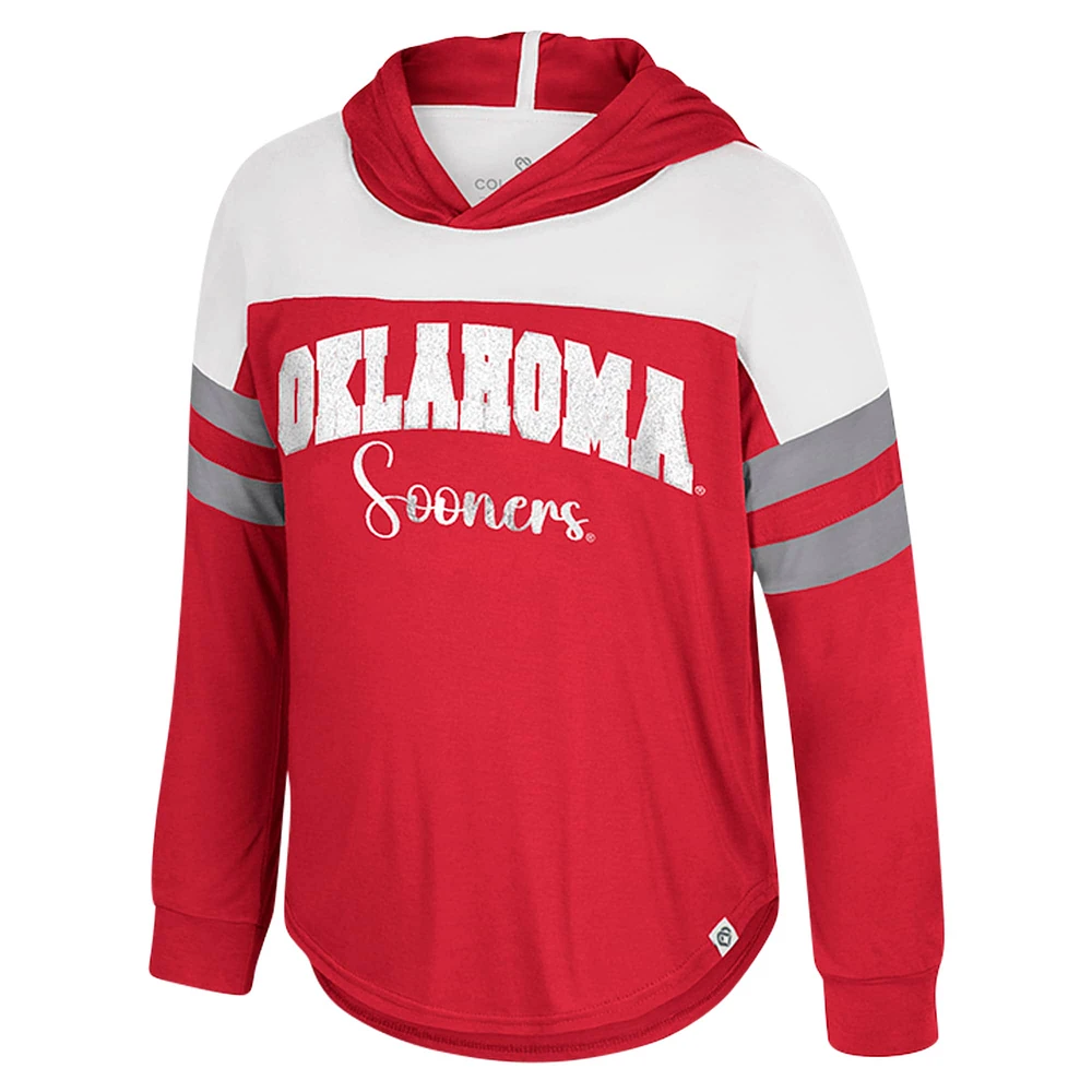 Toddler Colosseum Crimson Oklahoma Sooners Reflection Hoodie Long Sleeve T-Shirt