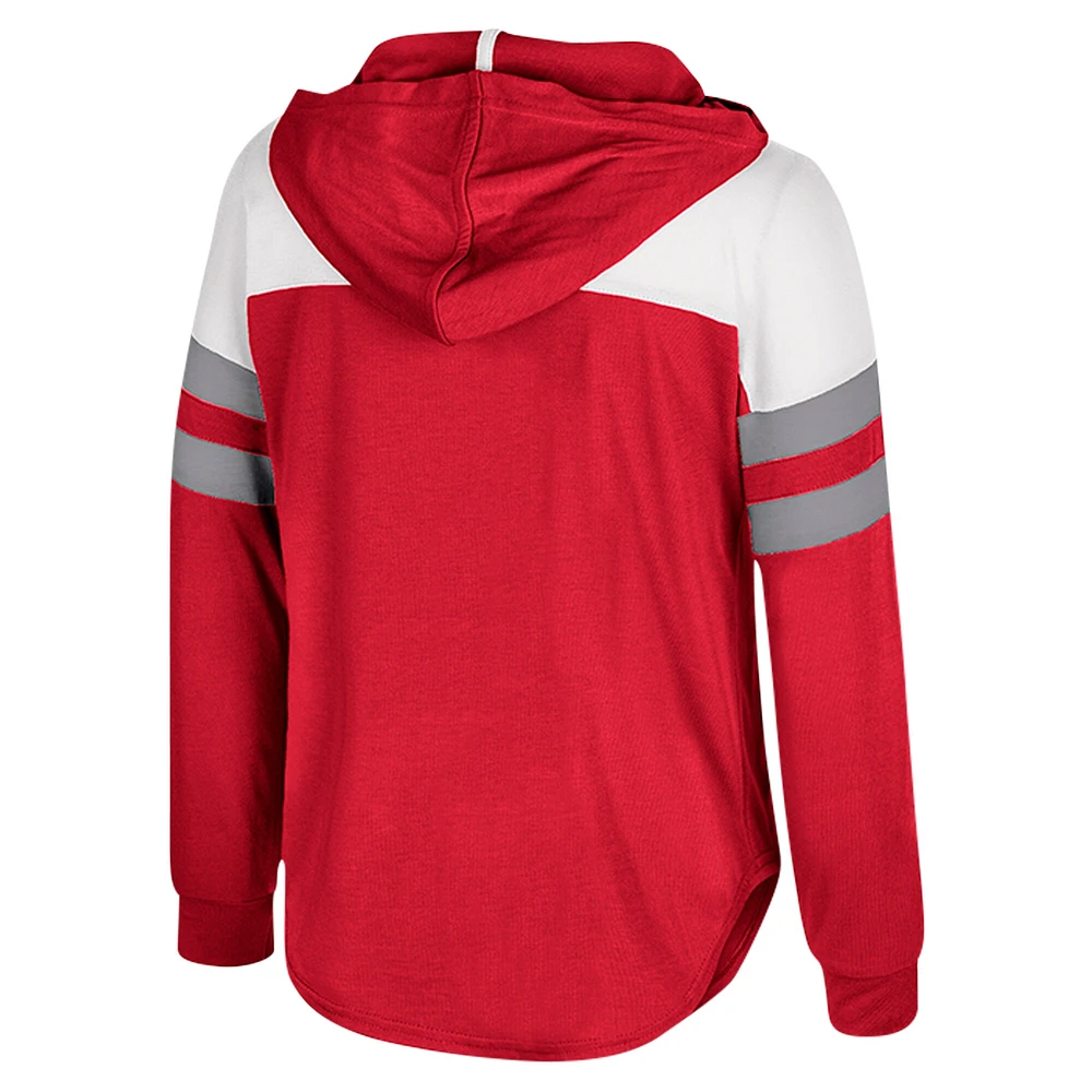 Toddler Colosseum Crimson Oklahoma Sooners Reflection Hoodie Long Sleeve T-Shirt