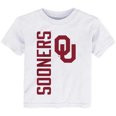 T-shirt Oklahoma Sooners Big & Bold blanc pour tout-petit