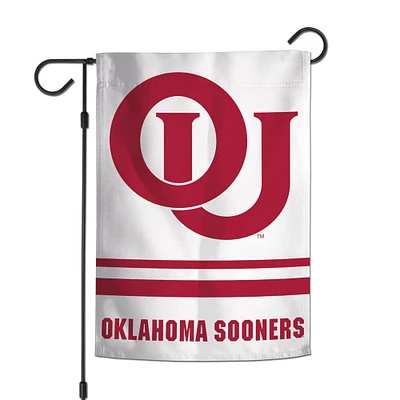 WinCraft Oklahoma Sooners Drapeau de jardin double face College Vault 12 po x 18 po