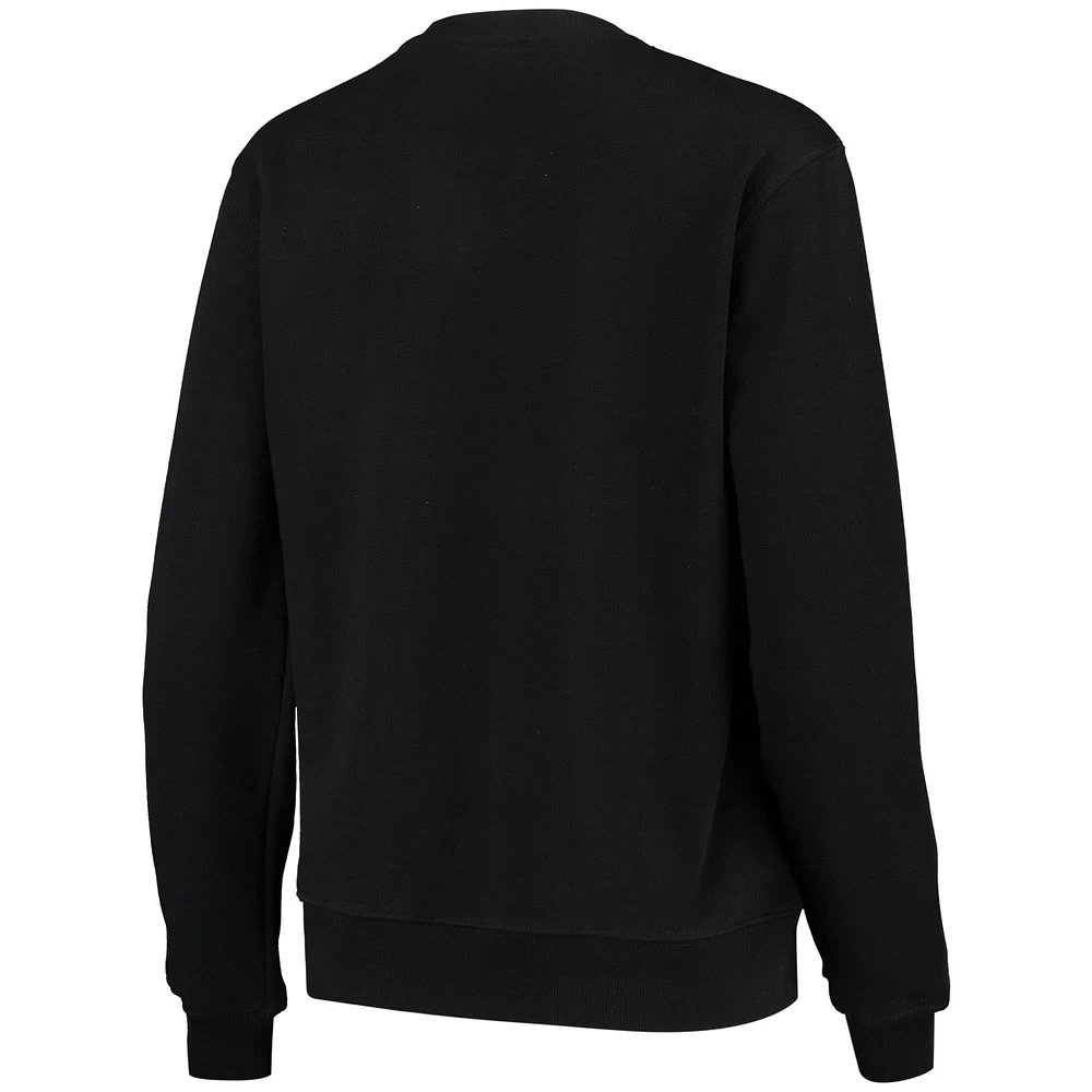 Women's Colosseum Black Oklahoma Sooners Campanile Pullover Sweatshirt