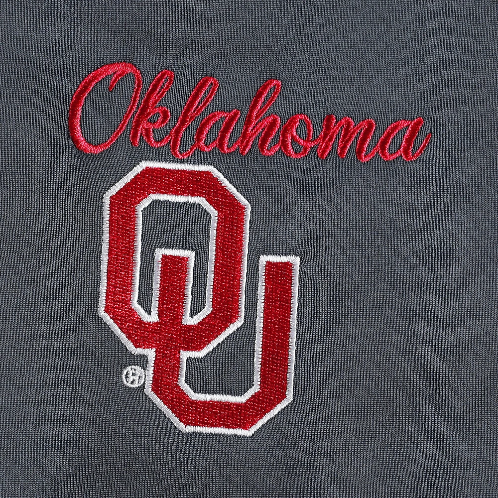 Women's Concepts Sport Charcoal Oklahoma Sooners Upbeat Sherpa Leggings