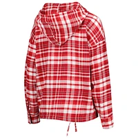 Sweat à capuche carreaux Mainstay Oklahoma Sooners Concepts Sport pour femme