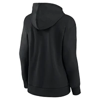 Women's Fanatics Black Oklahoma Sooners Campus Pullover Hoodie