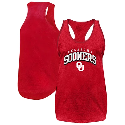 Débardeur à strass grande taille pour femmes Fanatics Crimson Oklahoma Sooners