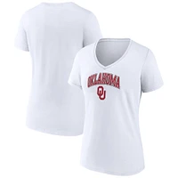 Women's Fanatics Oklahoma Sooners Campus V-Neck T-Shirt