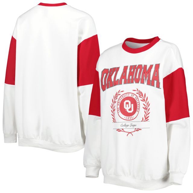 Sweat A capuche Gameday Couture Oklahoma Sooners It's Vibe Dolman blanc pour femme