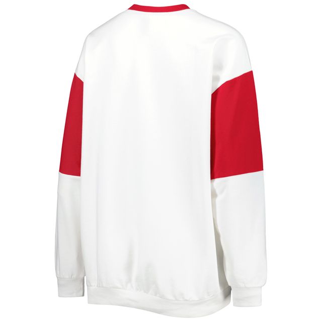 Sweat A capuche Gameday Couture Oklahoma Sooners It's Vibe Dolman blanc pour femme