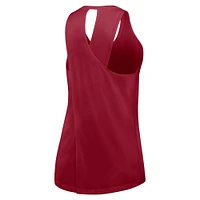 Women's Jordan Brand Crimson Oklahoma Sooners Primetime Open Back Tank Top