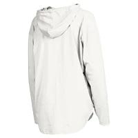 Women's Pressbox White Oklahoma Sooners San Bruno Hoodie Long Sleeve T-Shirt