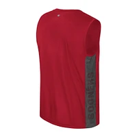 Youth Colosseum Crimson Oklahoma Sooners Smak Talk Sleeveless T-Shirt