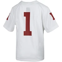 Youth Jordan Brand #1 White Oklahoma Sooners Untouchable Football Jersey