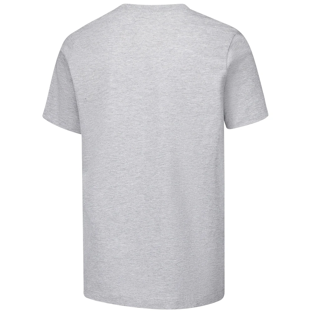 Youth Nike Heather Gray Oklahoma Sooners Helmet T-Shirt