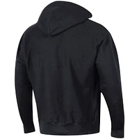 Men's Champion Black Oklahoma State Cowboys Team Arch Reverse Weave Pullover Hoodie