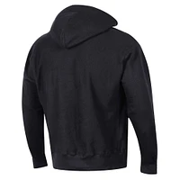 Men's Champion Black Oklahoma State Cowboys Vault Late Night Reverse Weave Pullover Hoodie