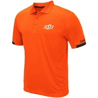 Men's Colosseum Orange Oklahoma State Cowboys Santry Lightweight Polo