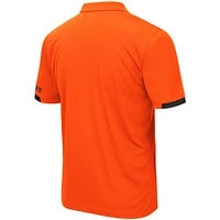 Men's Colosseum Orange Oklahoma State Cowboys Santry Lightweight Polo