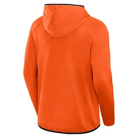 Men's Fanatics Orange/Black Oklahoma State Cowboys Transitional Hoodie T-Shirt