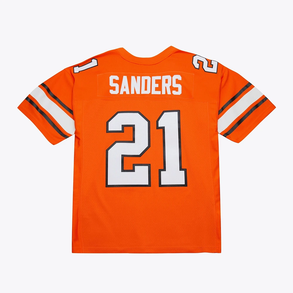 Men's Mitchell & Ness Barry Sanders Orange Oklahoma State Cowboys 1987 Replica Jersey