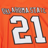 Men's Mitchell & Ness Barry Sanders Orange Oklahoma State Cowboys 1987 Replica Jersey