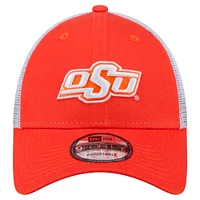 Casquette ajustable orange Oklahoma State Cowboys Trucker 9FORTY de New Era pour homme