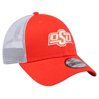 Casquette ajustable orange Oklahoma State Cowboys Trucker 9FORTY de New Era pour homme