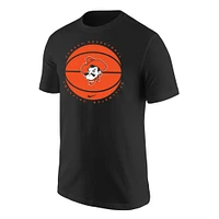 Men's Nike Black Oklahoma State Cowboys Basketball Logo T-Shirt