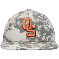Men's Nike Camo Oklahoma State Cowboys Aero True Baseball Performance Fitted Hat