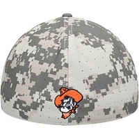 Men's Nike Camo Oklahoma State Cowboys Aero True Baseball Performance Fitted Hat