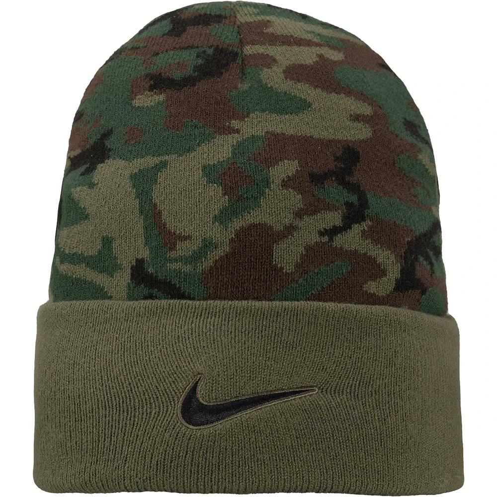Bonnet en tricot à revers Nike Camo Oklahoma State Cowboys Military Pack pour homme
