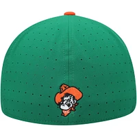 Men's Nike Green Oklahoma State Cowboys Aero True Baseball Performance Fitted Hat
