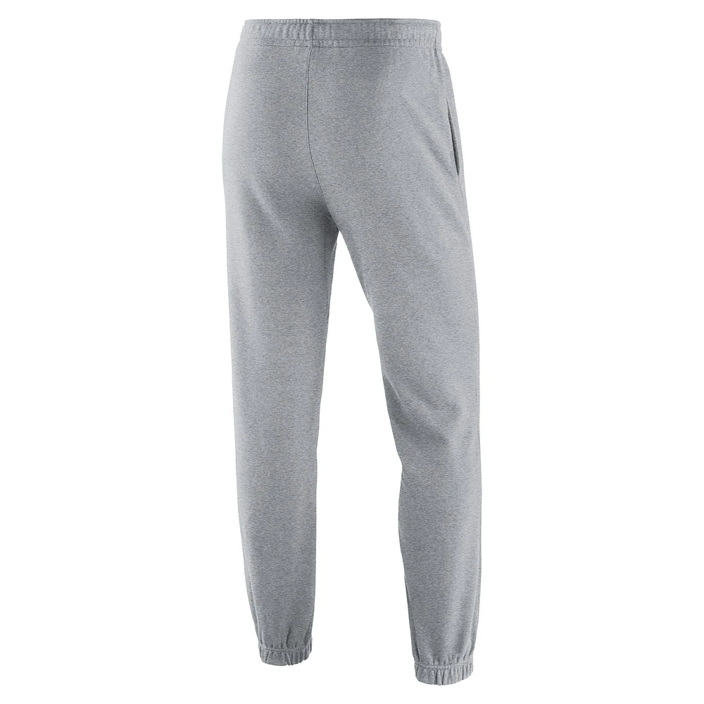 Men's Nike Heathered Gray Oklahoma State Cowboys Saturday Fleece Pants