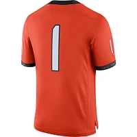 Maillot de jeu alternatif des Cowboys l'État l'Oklahoma pour homme Nike #1 orange