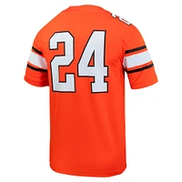 Men's Nike #24 Orange Oklahoma State Cowboys Untouchable Football Jersey