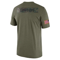Men's Nike  Olive Oklahoma State Cowboys Military Pack T-Shirt