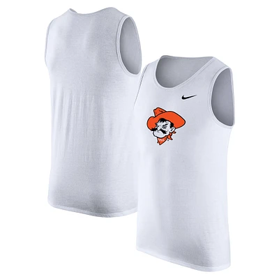 Débardeur Nike blanc pour hommes des Cowboys de l'Oklahoma State