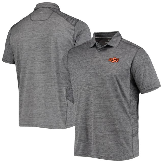 Polo Tommy Bahama gris pour hommes Oklahoma State Cowboys Delray IslandZone