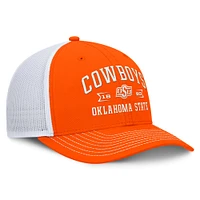 Men's Top of the World Orange Oklahoma State Cowboys Carson Trucker Adjustable Hat