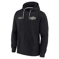 Unisex Fanatics Black Oklahoma State Cowboys Elements Super Soft Fleece Pullover Hoodie