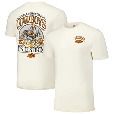 T-shirt unisexe naturel avec affiche occidentale des Cowboys de l'État d'Oklahoma