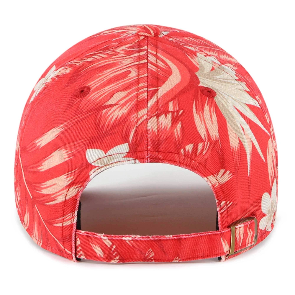 Men's '47 Red Ole Miss Rebels Tropicalia Clean Up Adjustable Hat
