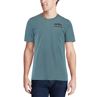 T-shirt bleu Ole Miss Rebels State Scenery Comfort Colours pour homme