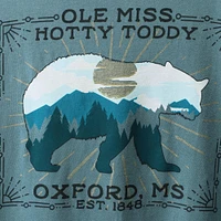 T-shirt bleu Ole Miss Rebels State Scenery Comfort Colours pour homme