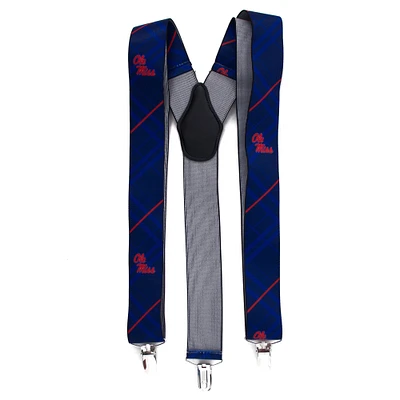 Bretelles bleues Ole Miss Rebels pour homme