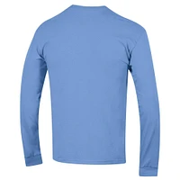 Men's Champion  Light Blue Ole Miss Rebels Basic Arch Long Sleeve T-Shirt