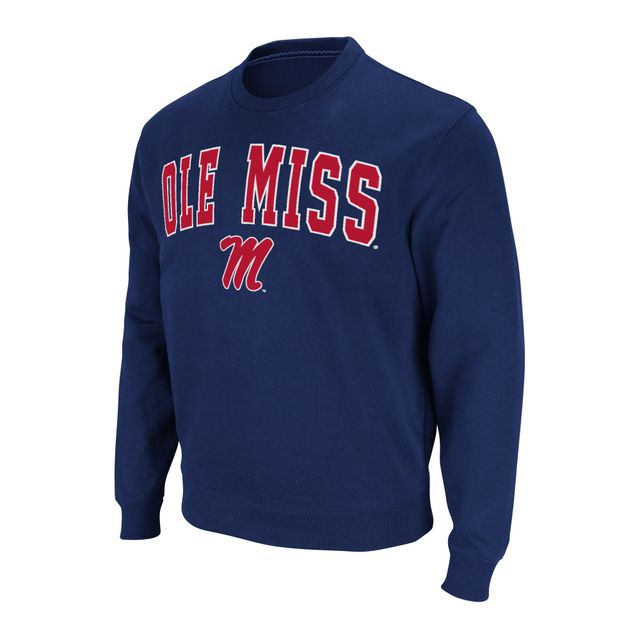 Sweat Colosseum Navy Ole Miss Rebels Arch & Logo pour homme