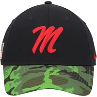 Men's Nike Black/Camo Ole Miss Rebels Veterans Day 2Tone Legacy91 Adjustable Hat