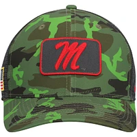 Men's Nike  Camo/Black Ole Miss Rebels Classic99 Veterans Day Trucker Snapback Hat